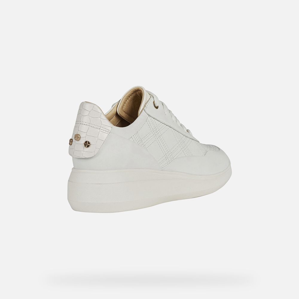 Basket Geox Rubidia - Blanche - Femme 301295-HMZ